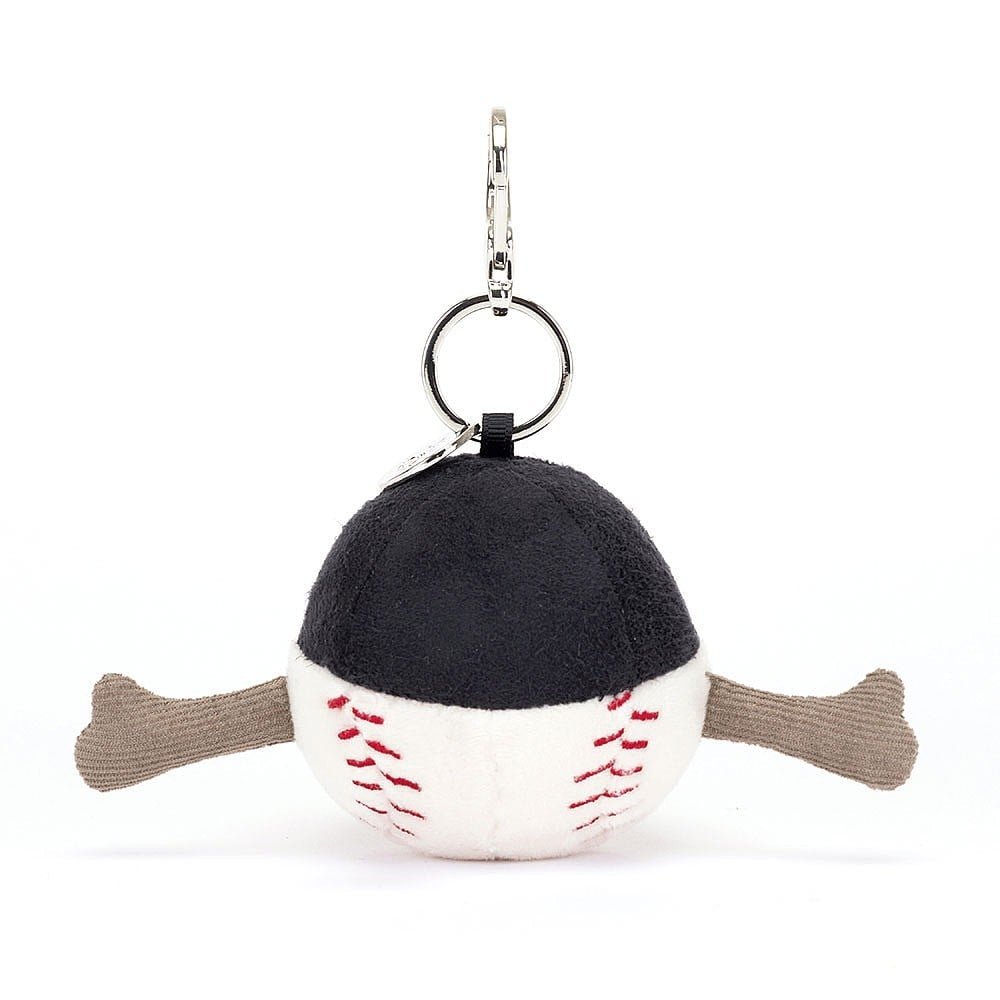 Amuseable Sports Baseball Bag Charm - Ziya Blue