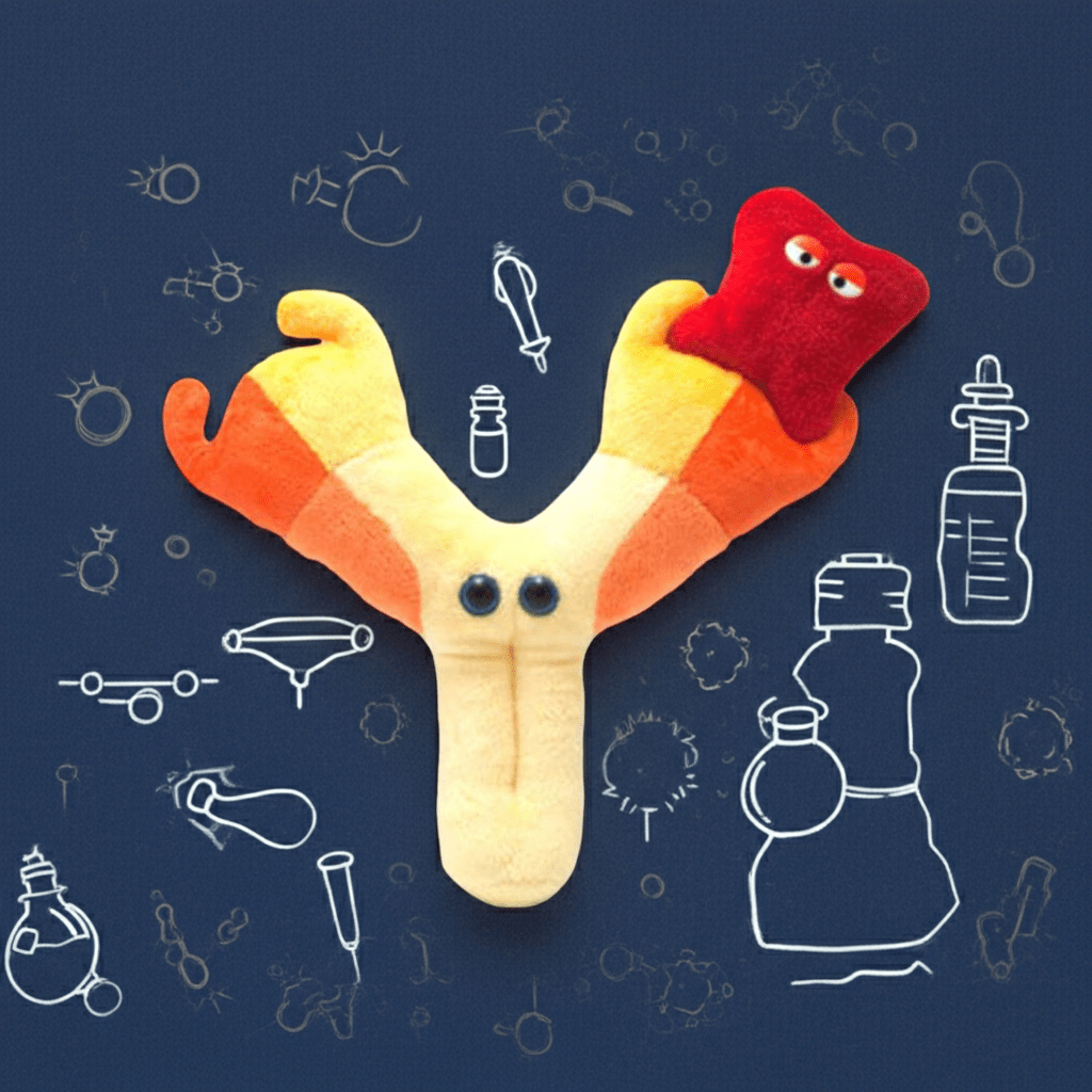 Antibody (Immunoglobulin) Plush - Ziya Blue