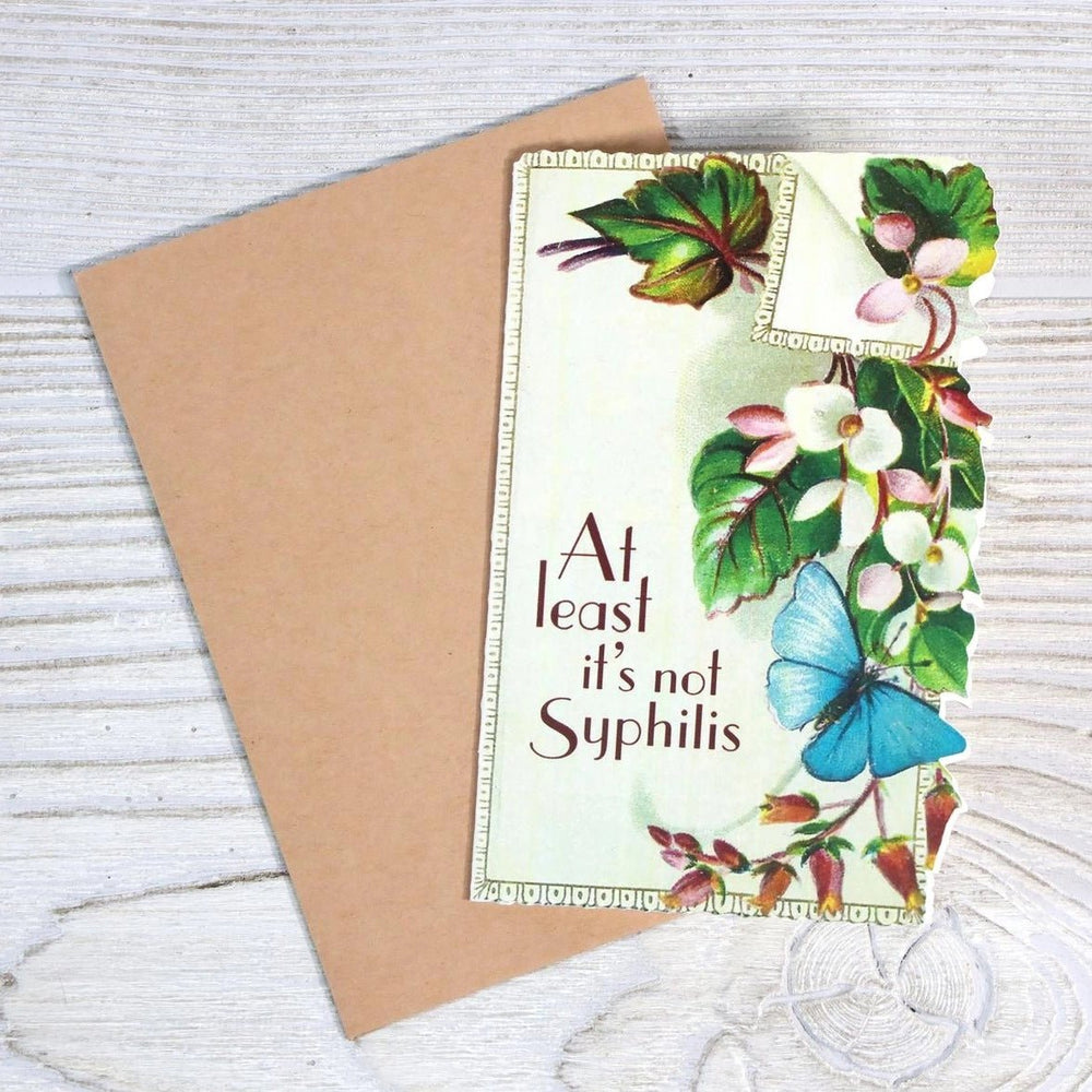 "At Least It’s Not Syphilis" Card - Ziya Blue