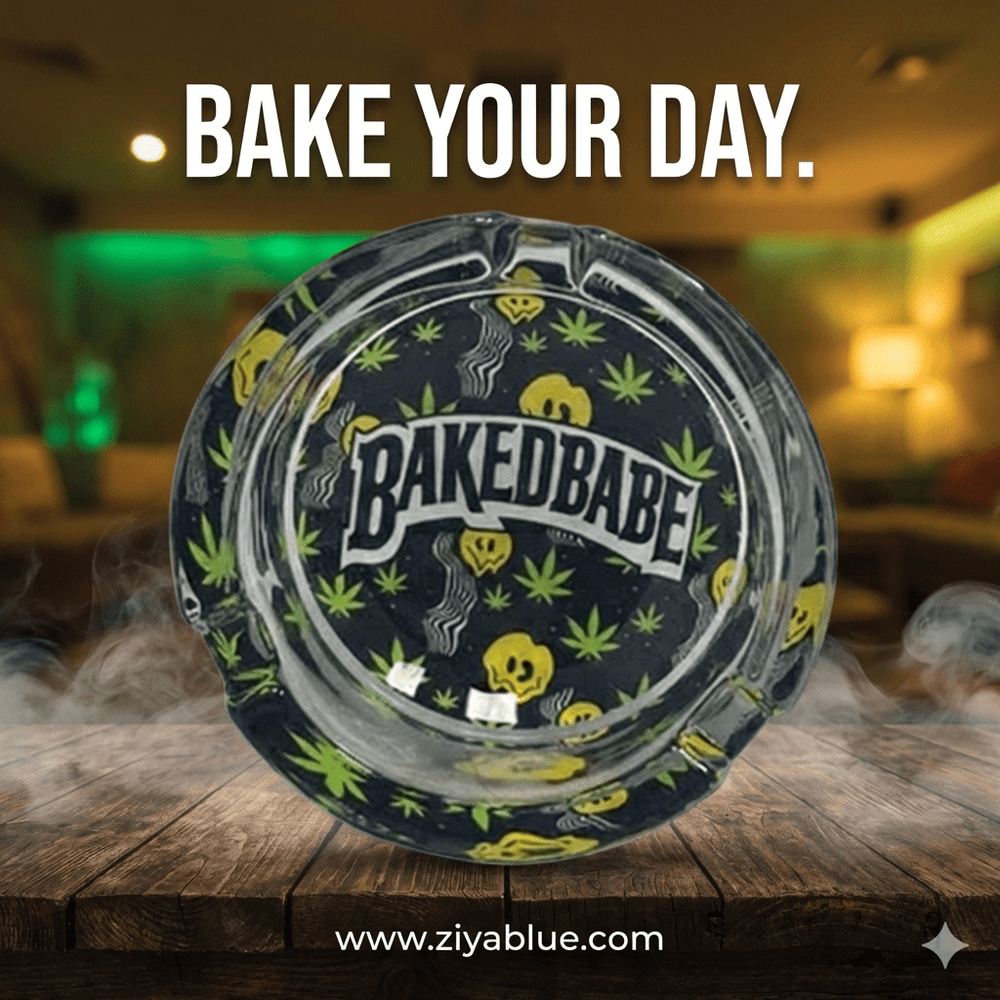 “Baked Babe Ashtray – Where Style Meets Sesh” - Ziya Blue