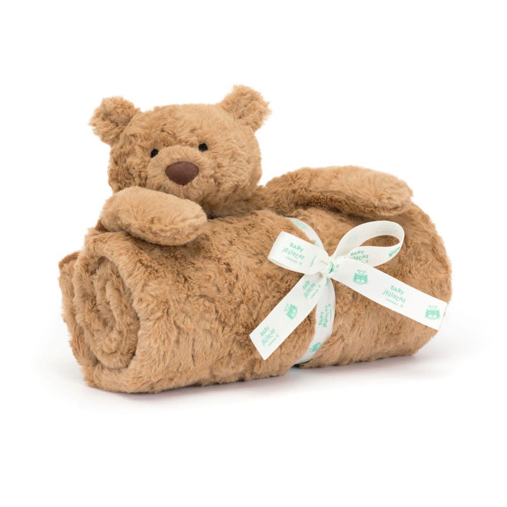 Bartholomew Bear Blankie - Ziya Blue