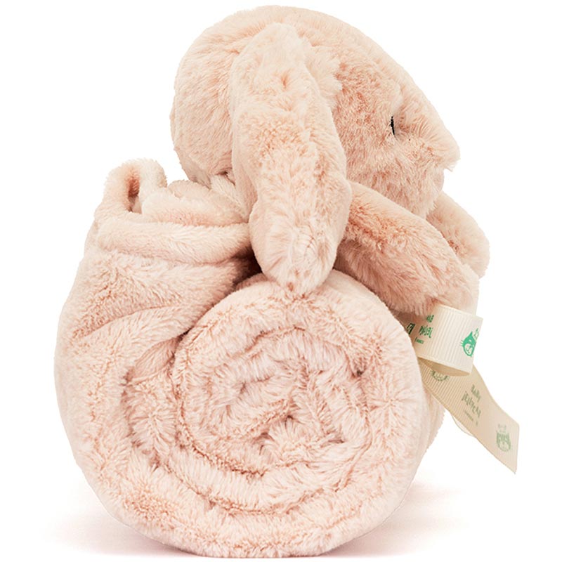 Bashful Blush Bunny Blankie - Ziya Blue