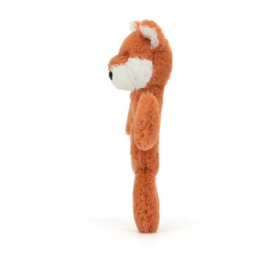 Bashful Fox Cub Ring Rattle - Ziya Blue