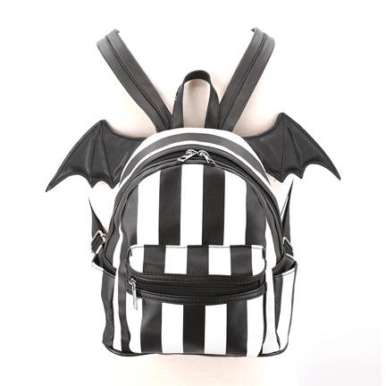 Bat Wing Striped Mini Backpack - Ziya Blue