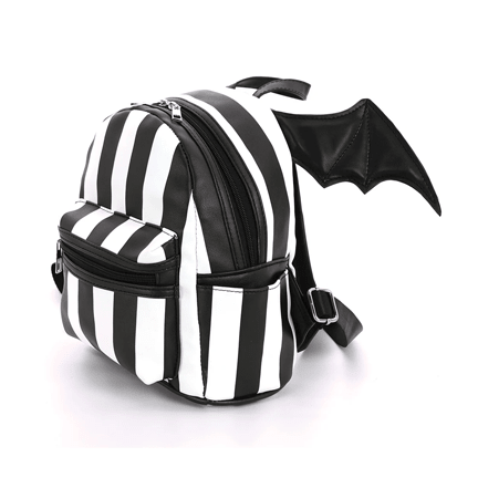 Bat Wing Striped Mini Backpack - Ziya Blue