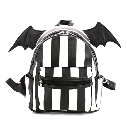 Bat Wing Striped Mini Backpack - Ziya Blue