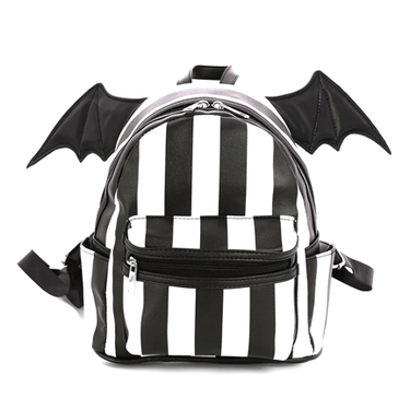Bat Wing Striped Mini Backpack - Ziya Blue