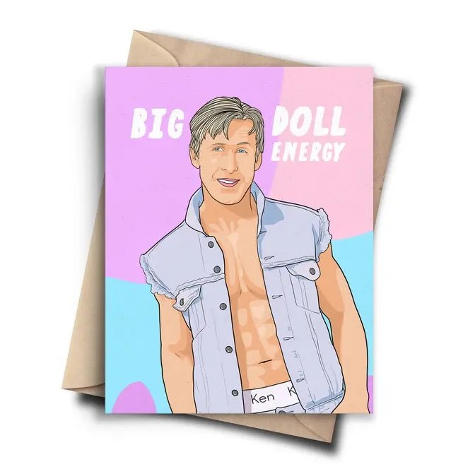 Big Doll Energy Ken Card - Ziya Blue