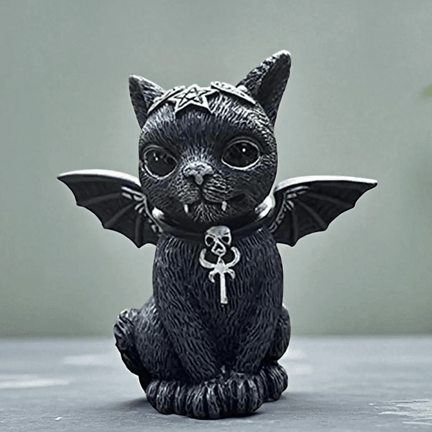 Black Cat Figurine - Ziya Blue
