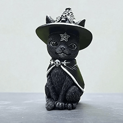 Black Cat Figurine - Ziya Blue