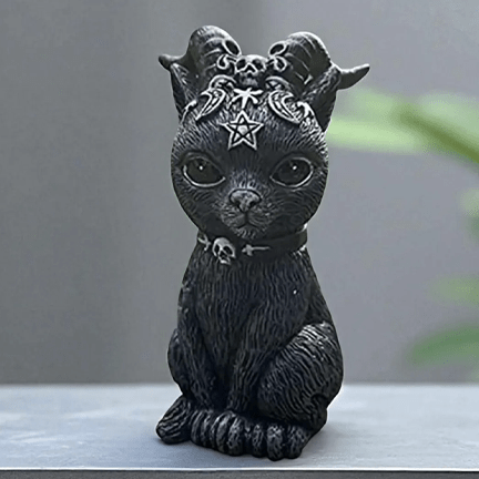 Black Cat Figurine - Ziya Blue