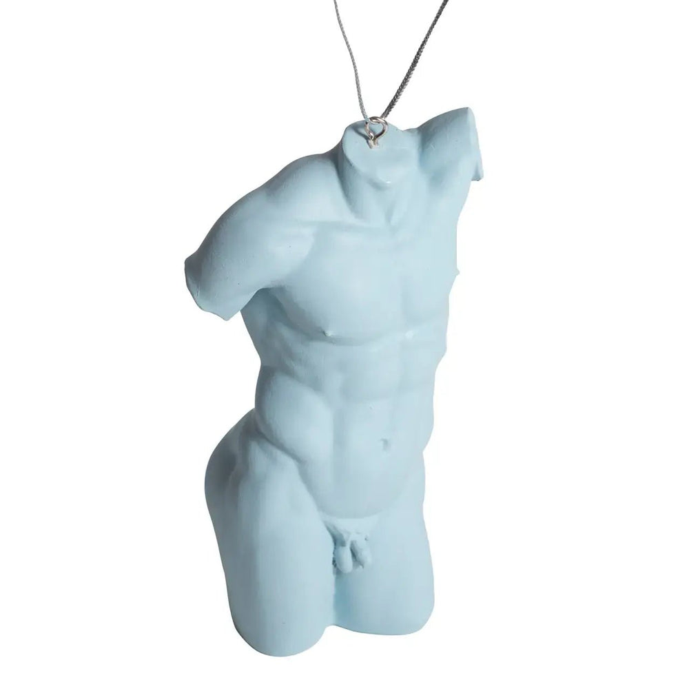 Blue Male Torso Hanging Decoration - Ziya Blue