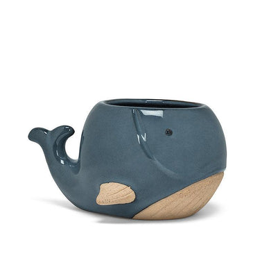Blue Whale Planter - Ziya Blue
