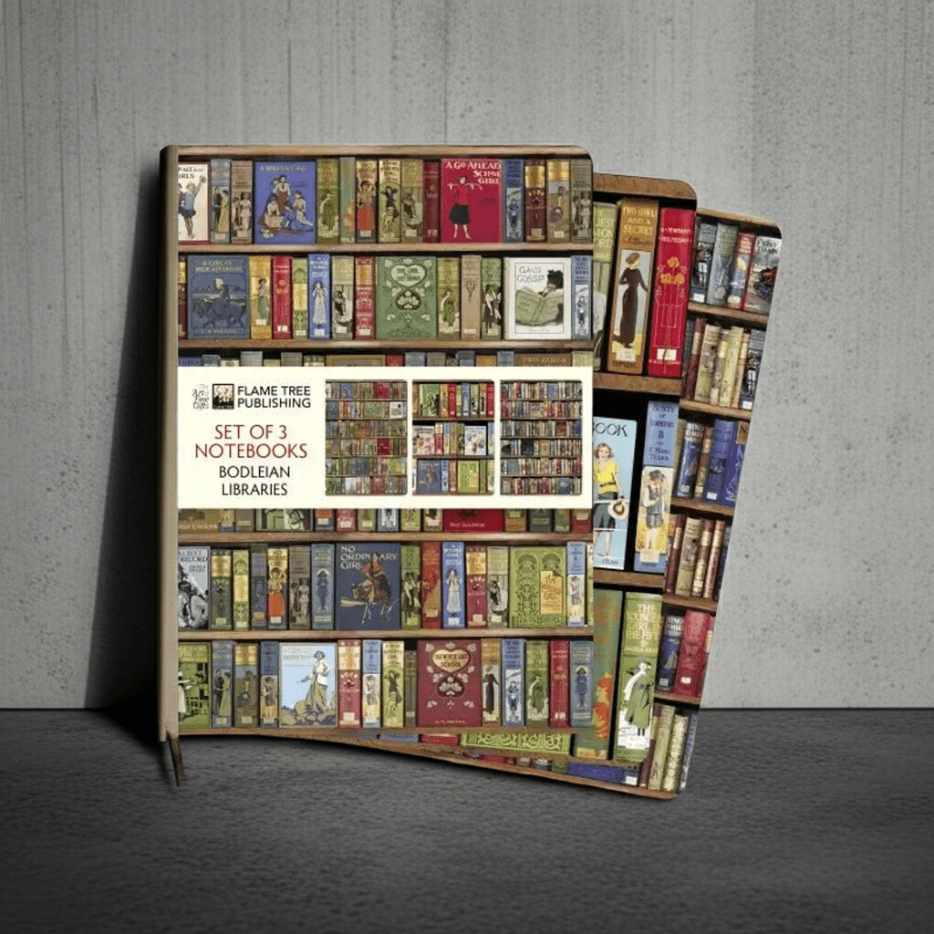 Bodleian Libraries Set of 3 Standard Notebooks - Ziya Blue