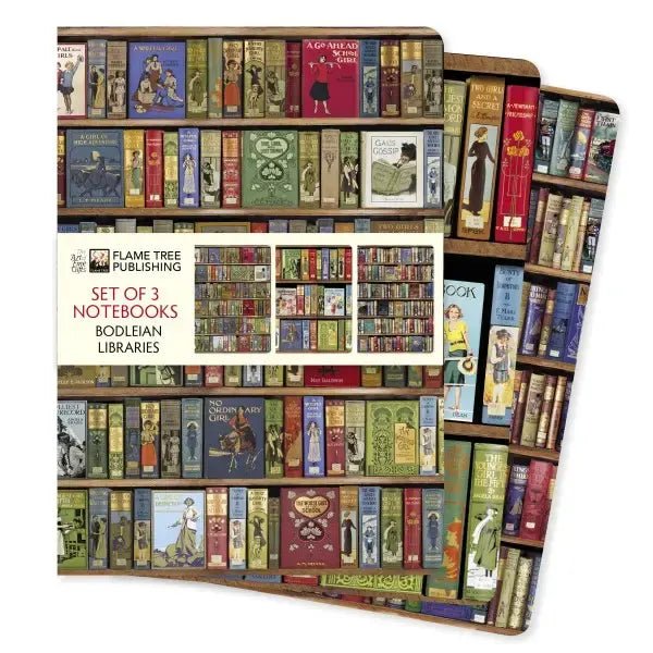 Bodleian Libraries Set of 3 Standard Notebooks - Ziya Blue