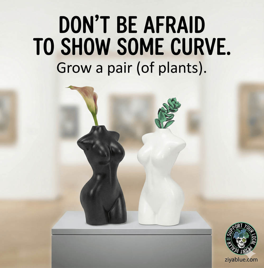 Body Bud Vase - Ziya Blue