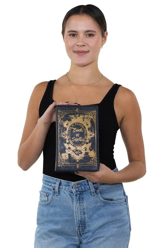 Book of Spells Clutch - Ziya Blue