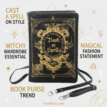 Book of Spells Clutch - Ziya Blue