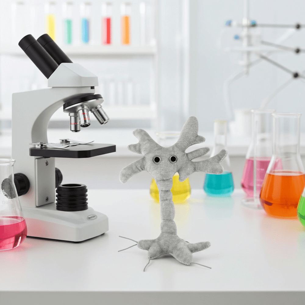 Brain Cell Plush: Cuddle Your Smarts! 🧠✨ - Ziya Blue