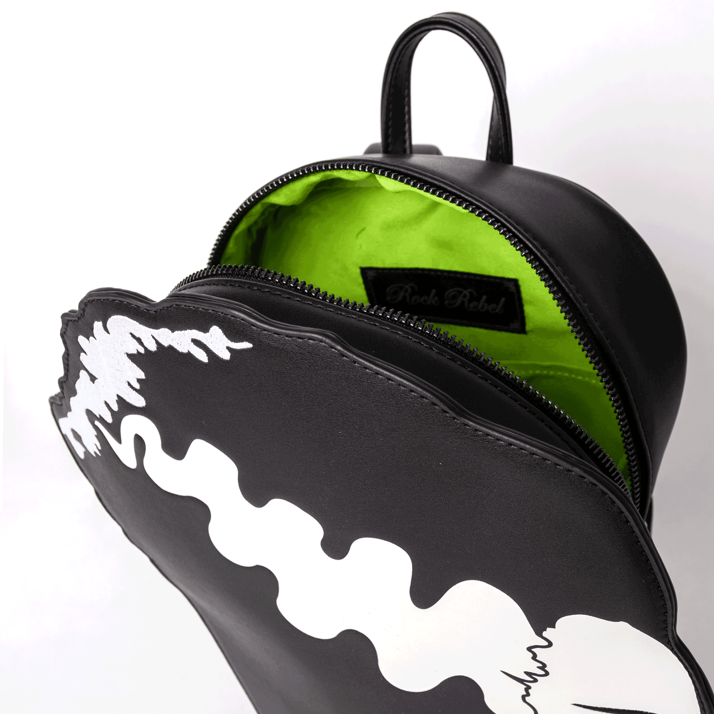 Bride of Frankenstein Head Shaped Backpack - Ziya Blue
