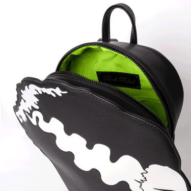 Bride of Frankenstein Head Shaped Backpack - Ziya Blue