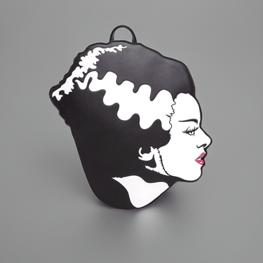 Bride of Frankenstein Head Shaped Backpack - Ziya Blue