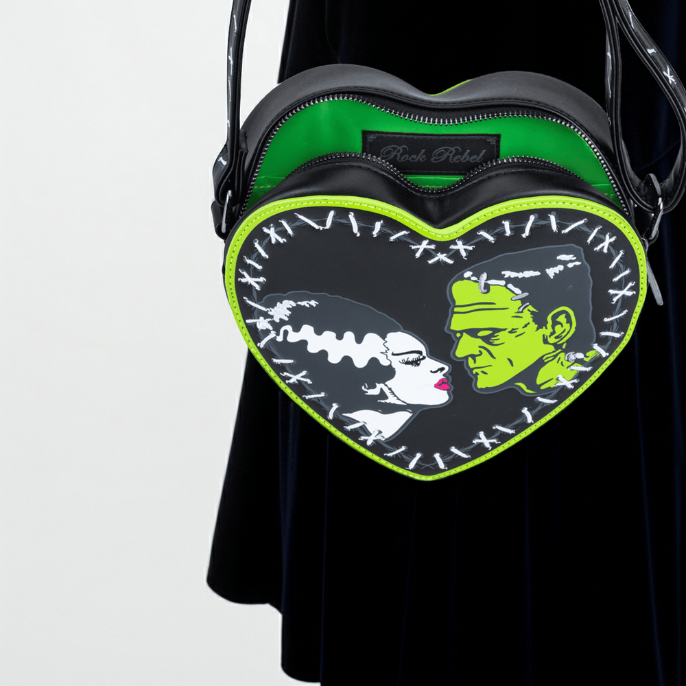 Bride of Frankenstein Stitch Heart Bag - Limited Edition