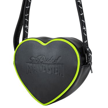 Bride of Frankenstein Stitch Heart Bag - Limited Edition - Ziya Blue