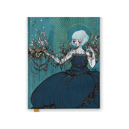 Broci: Cold Spring in Bloom Foiled Journal 🌸✨ - Ziya Blue