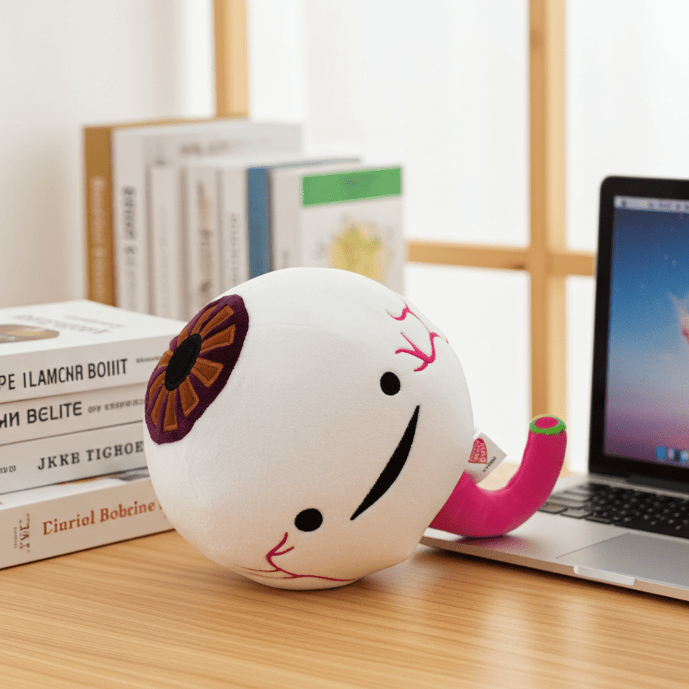 Brown Iris Eyeball Plush - Ziya Blue