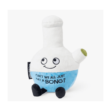 Can't We All Just Get A Bong? Plush Bong - Ziya Blue