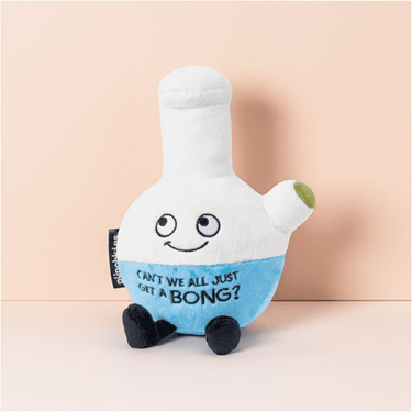 Can't We All Just Get A Bong? Plush Bong - Ziya Blue