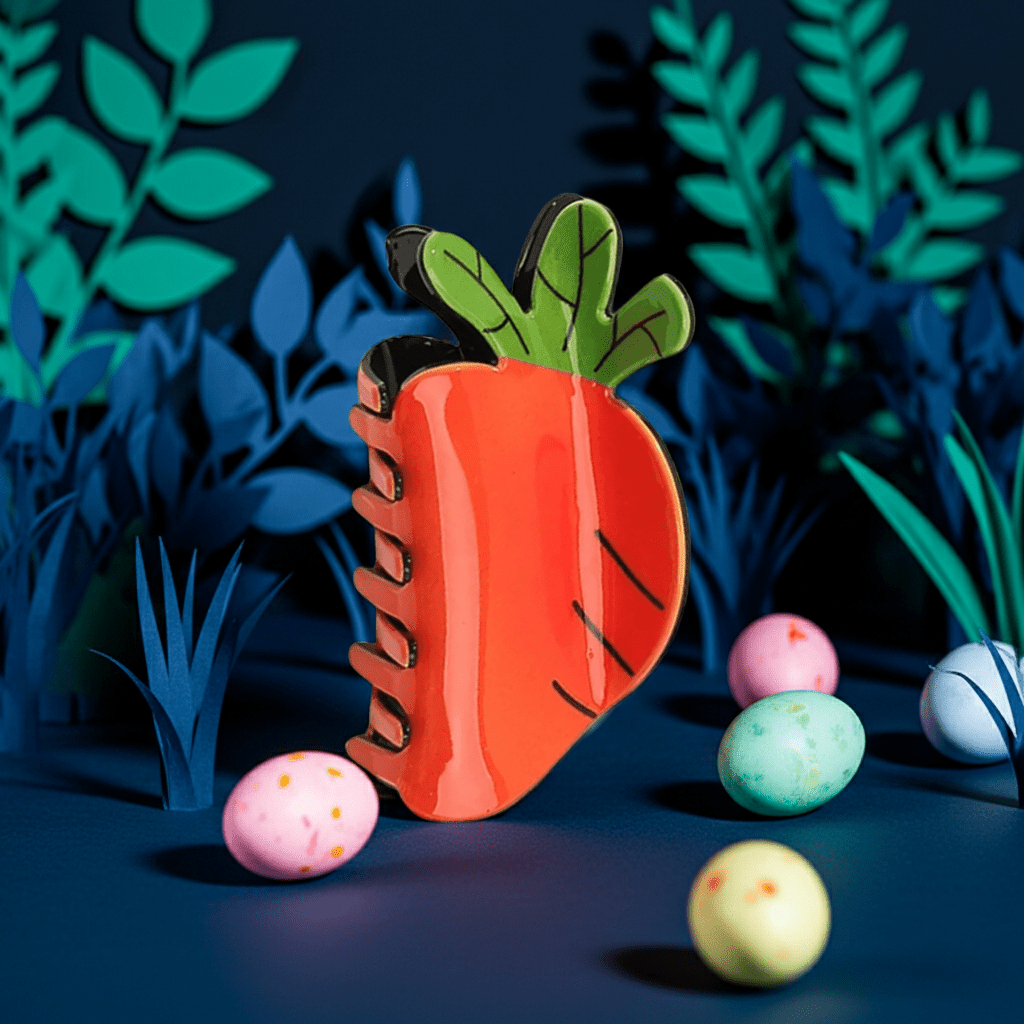 Carrot Hair Claw - Ziya Blue