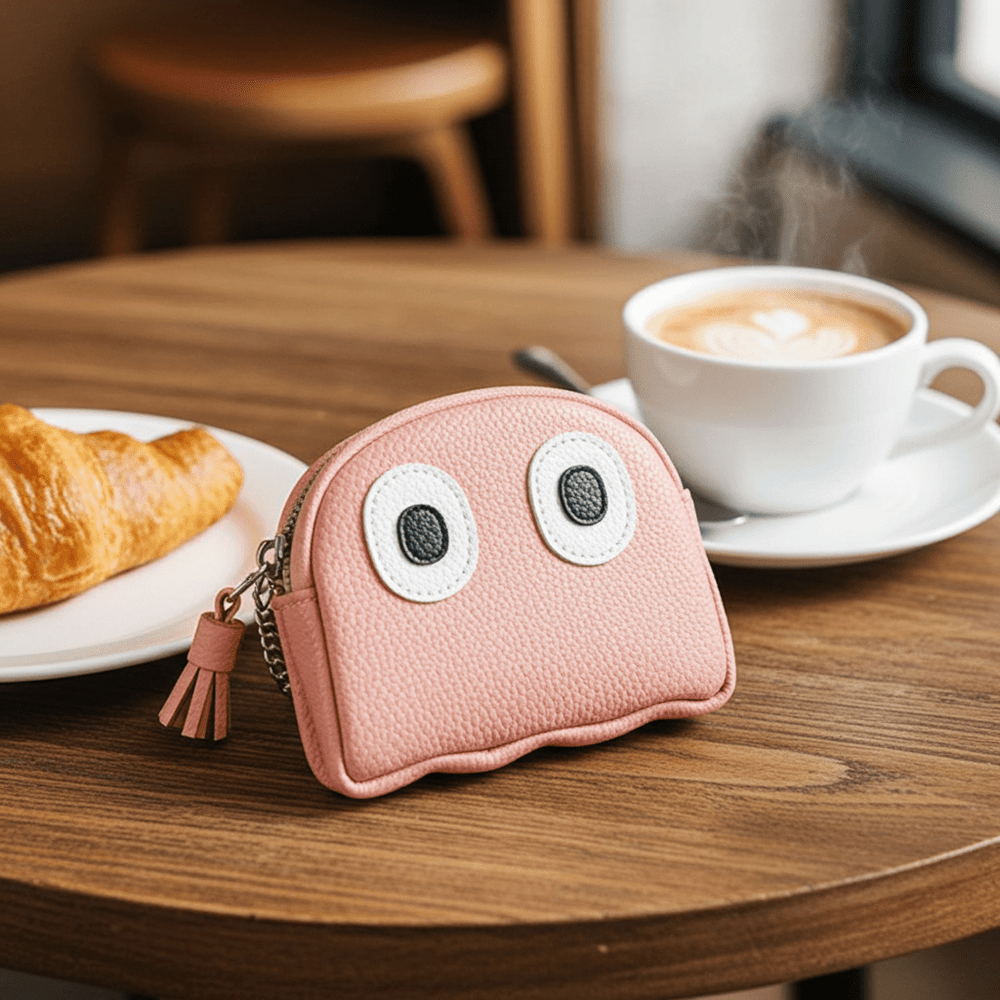 Cartoon Ghost Coin Purse - Ziya Blue