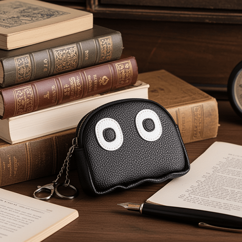 Cartoon Ghost Coin Purse - Ziya Blue