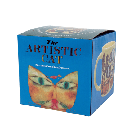 Cats of Classical Art Coffee Mug - Ziya Blue