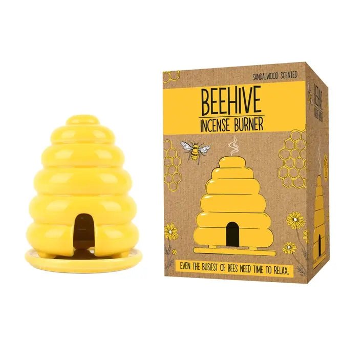 Ceramic Beehive Incense Burner - Ziya Blue