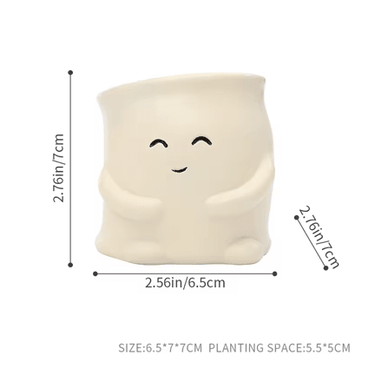 Charming Mini Succulent Pots - Ziya Blue