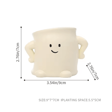 Charming Mini Succulent Pots - Ziya Blue