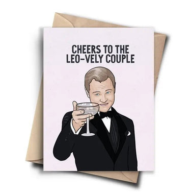 Cheers To The Leo - vely Couple Card - Ziya Blue