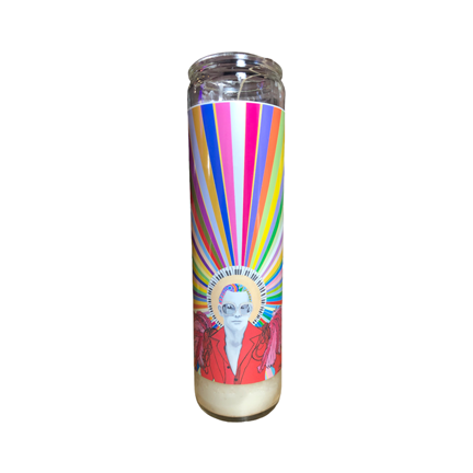 Chelsea Merrill Elton John Prayer Candle - Ziya Blue