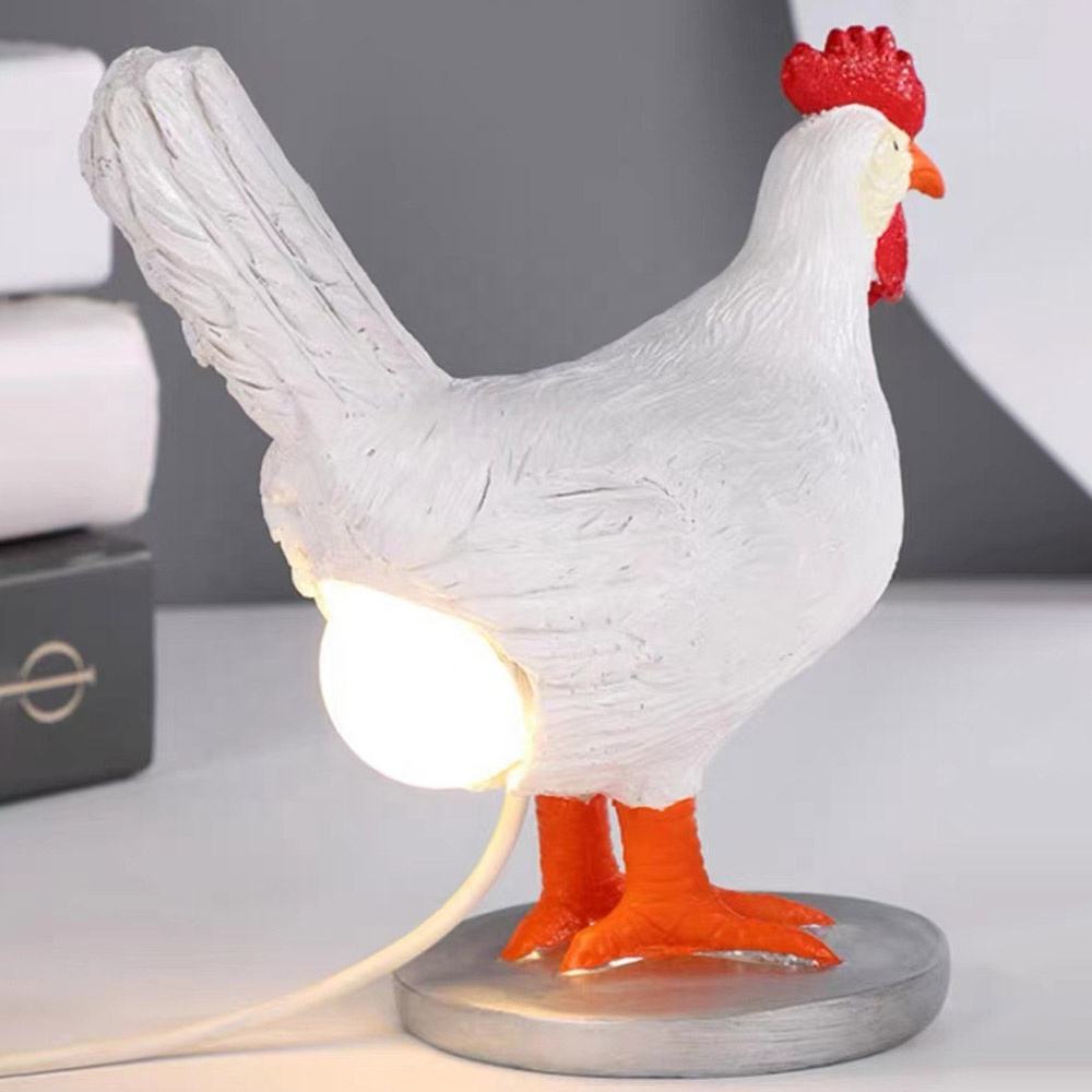 Chicken Egg Lamp - Ziya Blue