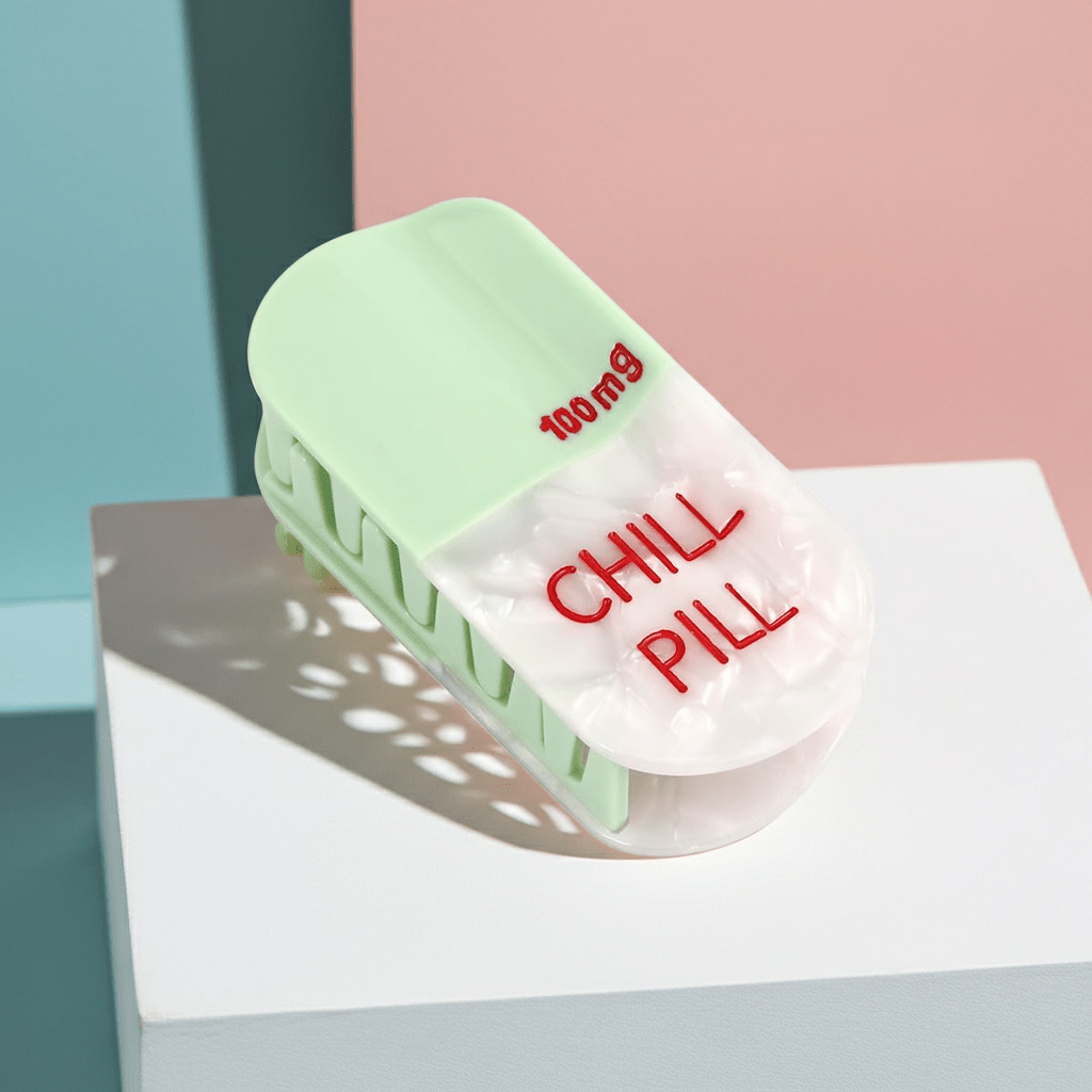 Chill Pill Hair Claw - Ziya Blue