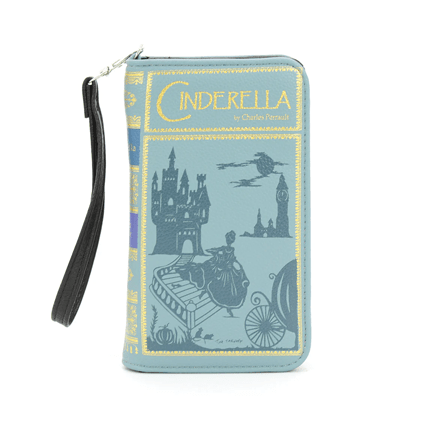 Cinderella Book Wallet in Vinyl - Ziya Blue