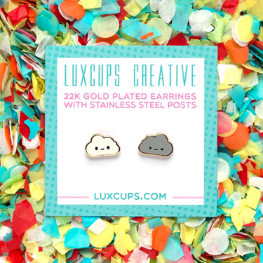 Cloud Pal Earrings - Ziya Blue