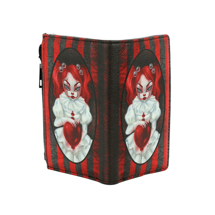 Clown Girl Wallet - Ziya Blue
