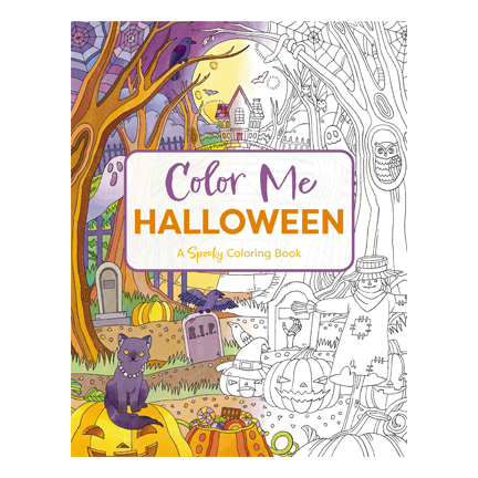 Color Me Halloween: A Spooky Coloring Book - Ziya Blue
