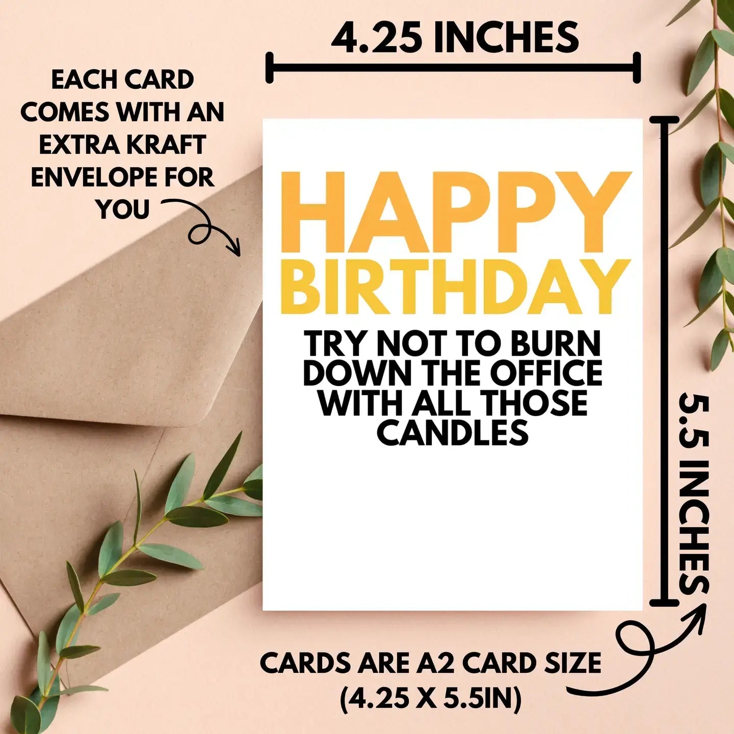 Coworker Birthday Card Funny - Ziya Blue