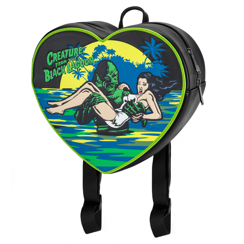 Creature From the Black Lagoon Heart Backpack - Ziya Blue