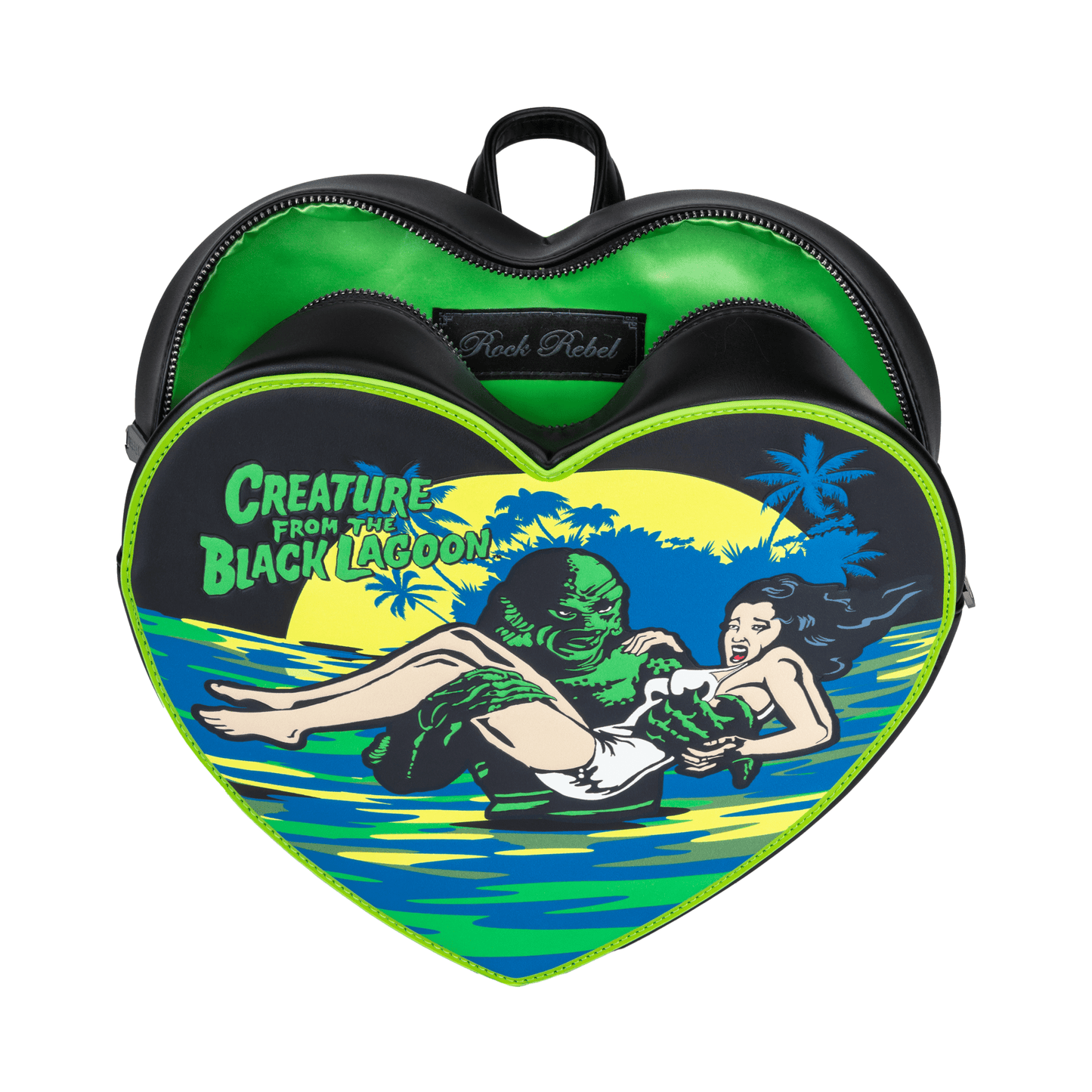 Creature From the Black Lagoon Heart Backpack - Ziya Blue